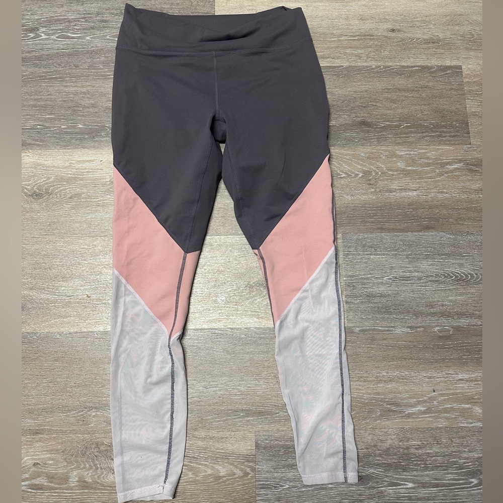 Tri color long Fabletics leggings